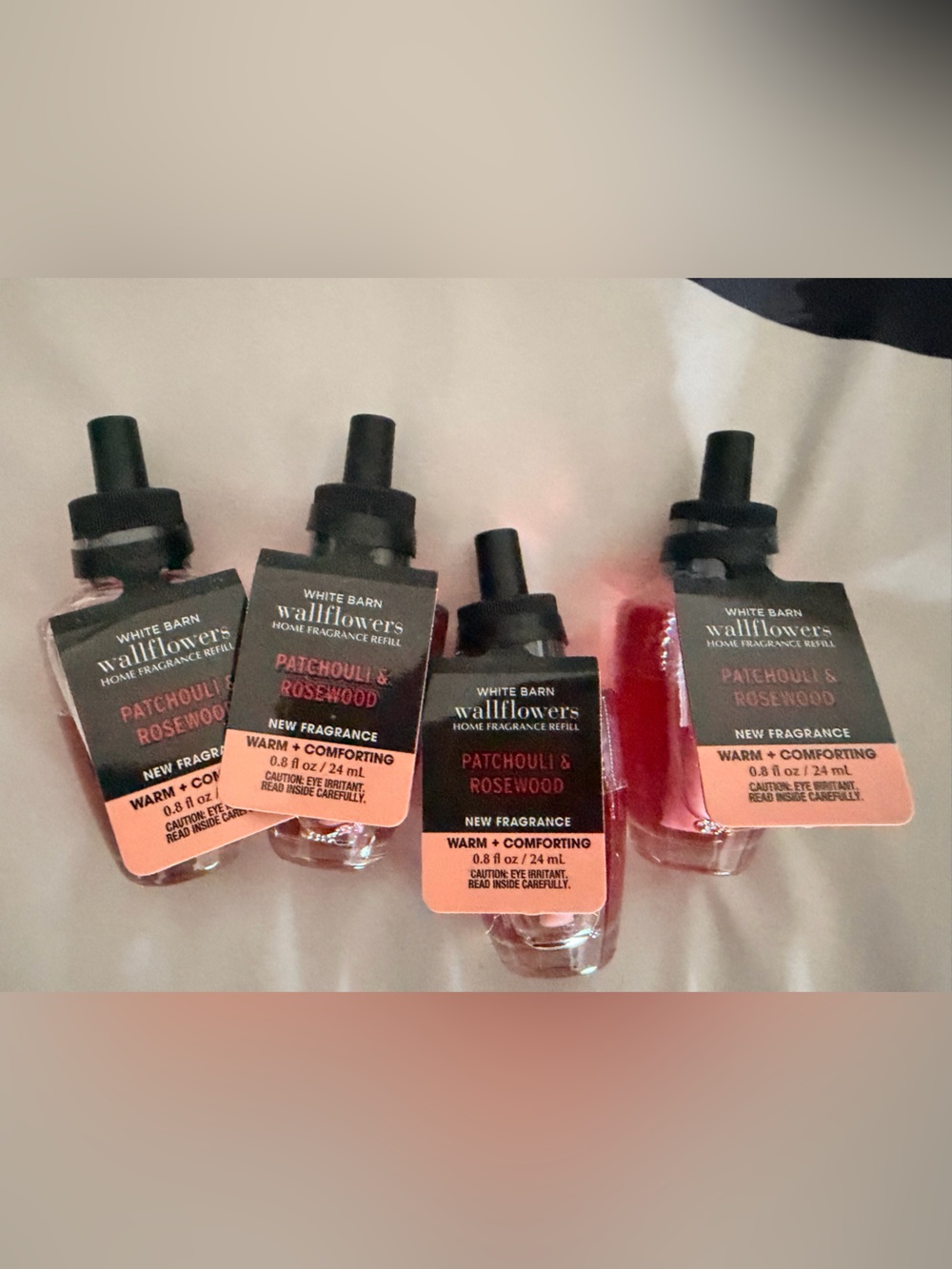 White Barn Patchouli & Rosewood Hand Soap Refill - Pink & Black